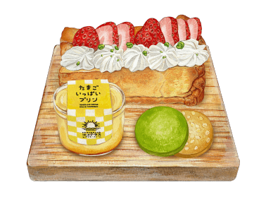 ココテラスのスイーツプレート